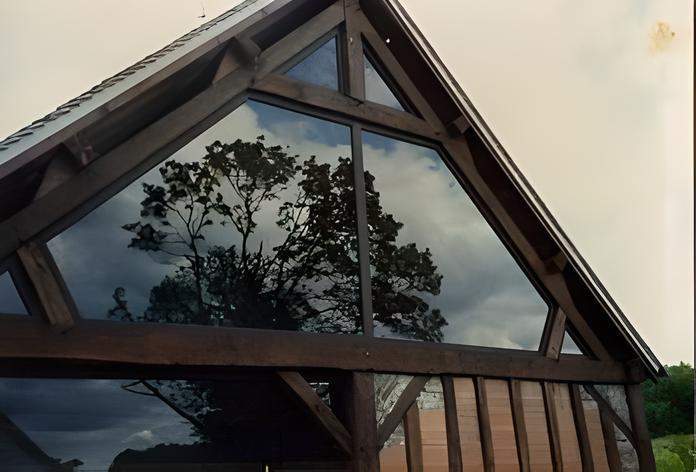 Fenêtres maison support en bois Orne