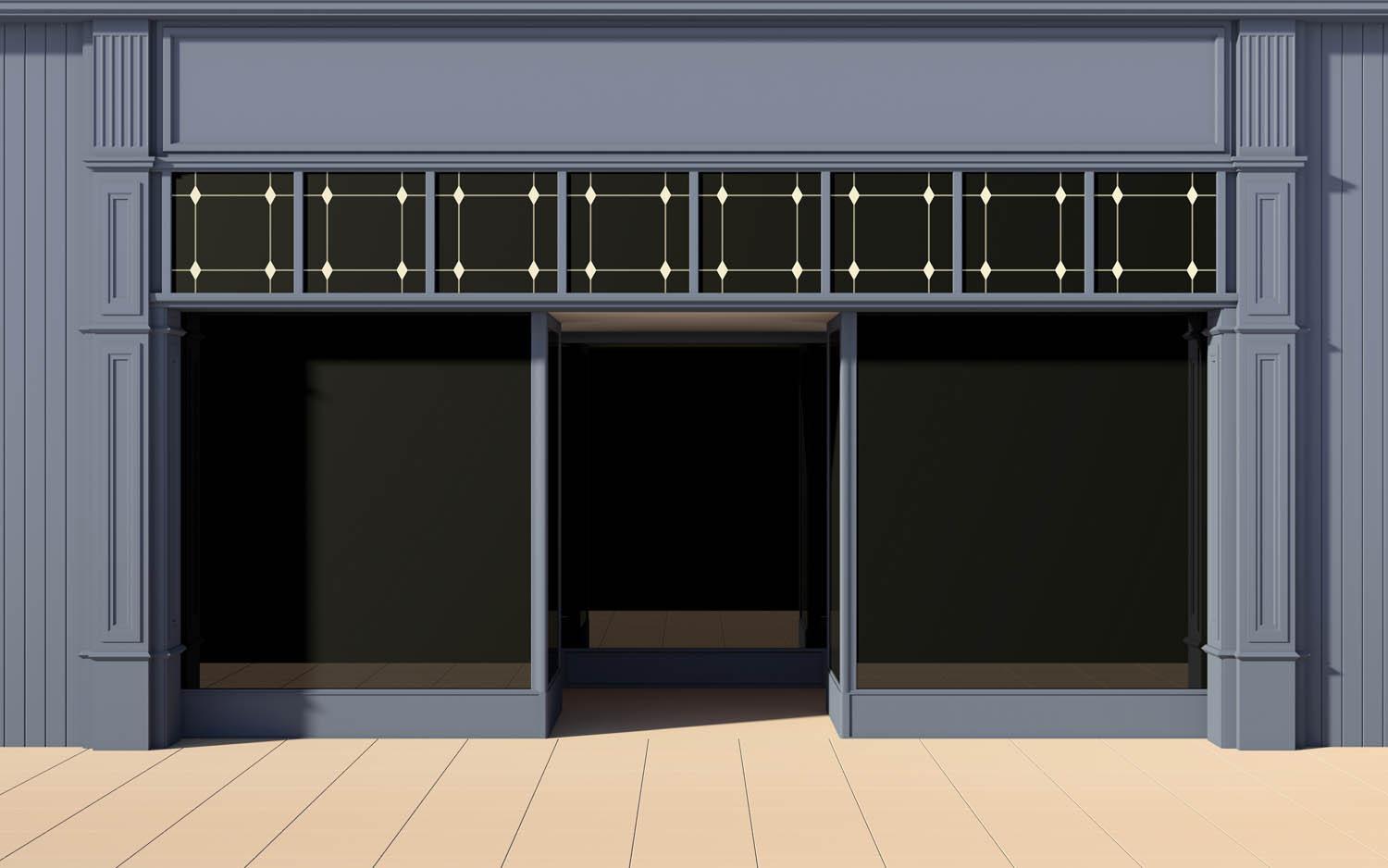 Façades de magasins Orne